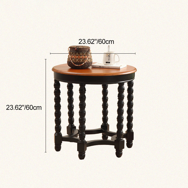 French Spiral Oak Solid Wood Coffee Table