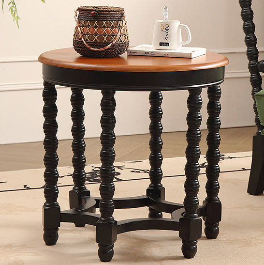 French Spiral Oak Solid Wood Coffee Table