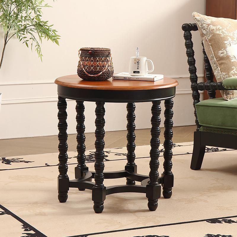French Spiral Oak Solid Wood Coffee Table