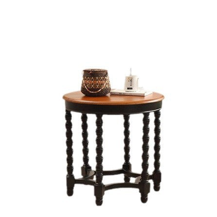 French Spiral Oak Solid Wood Coffee Table
