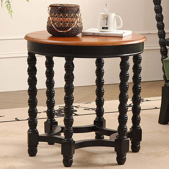 French Spiral Oak Solid Wood Coffee Table