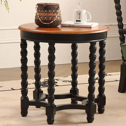 French Spiral Oak Solid Wood Coffee Table