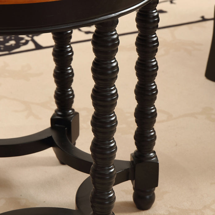 French Spiral Oak Solid Wood Coffee Table