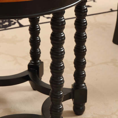 French Spiral Oak Solid Wood Coffee Table