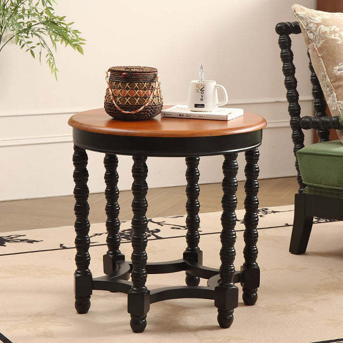 French Spiral Oak Solid Wood Coffee Table