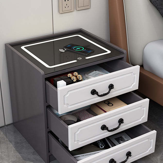 Contemporary Solid Wood Nightstand