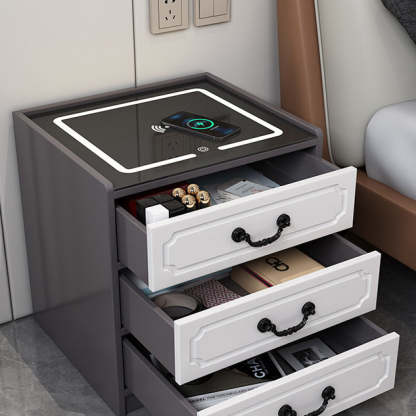 Contemporary Solid Wood Nightstand