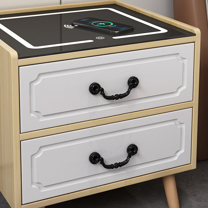 Contemporary Solid Wood Nightstand