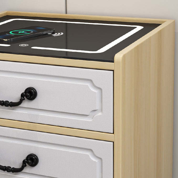 Contemporary Solid Wood Nightstand
