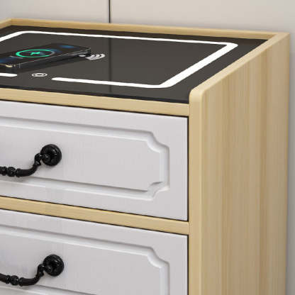 Contemporary Solid Wood Nightstand