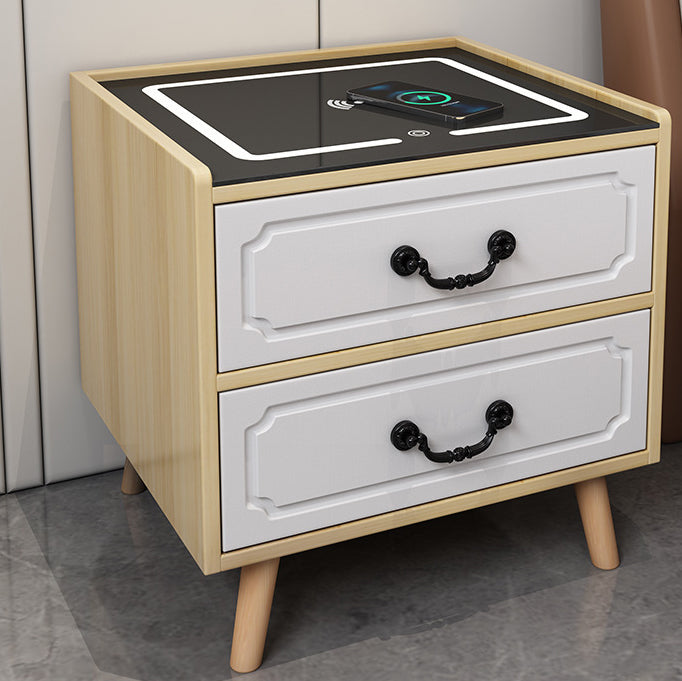 Contemporary Solid Wood Nightstand