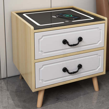 Contemporary Solid Wood Nightstand