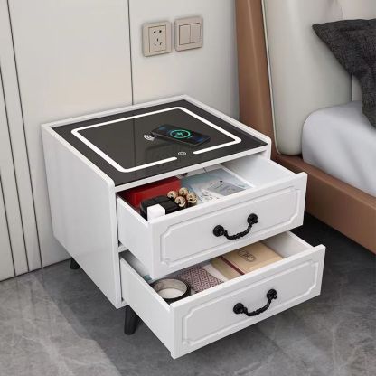 Contemporary Solid Wood Nightstand