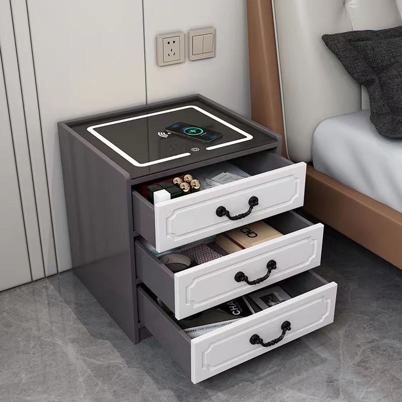 Contemporary Solid Wood Nightstand
