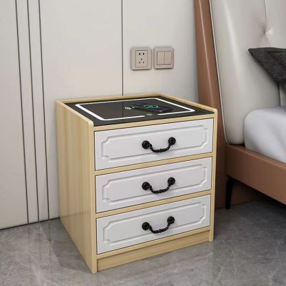 Contemporary Solid Wood Nightstand