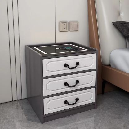 Contemporary Solid Wood Nightstand