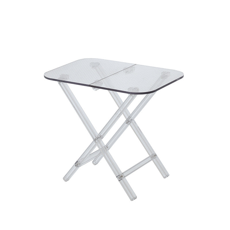 Modern Foldable Transparent Side Table