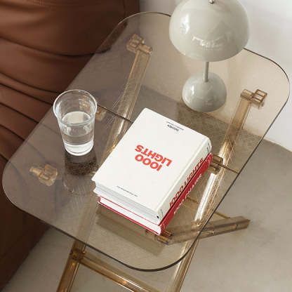 Modern Foldable Transparent Side Table
