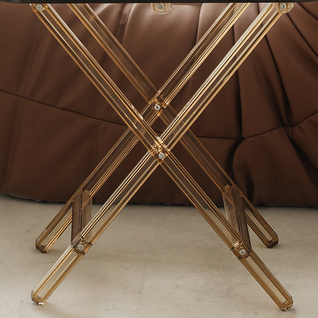 Modern Foldable Transparent Side Table