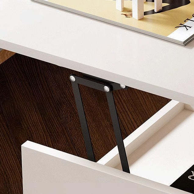 Minimalist Foldable Pine Wood 2-Tier Side Table