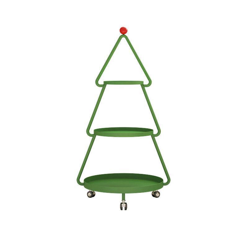 Christmas Tree Iron 3-Tier Side Table