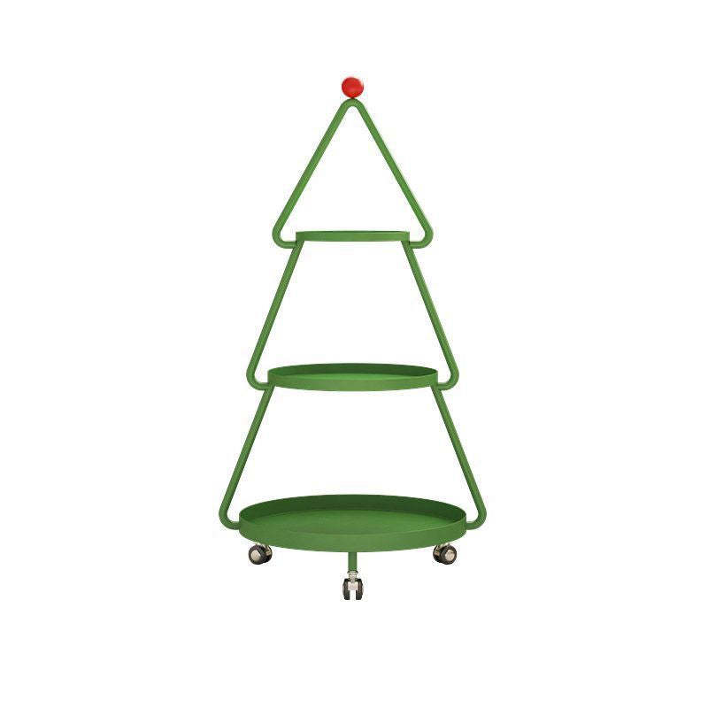 Christmas Tree Iron 3-Tier Side Table