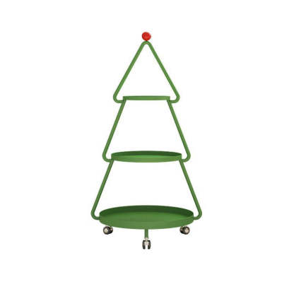 Christmas Tree Iron 3-Tier Side Table