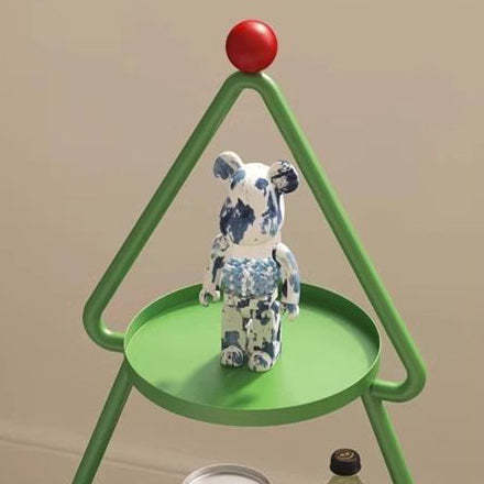 Christmas Tree Iron 3-Tier Side Table