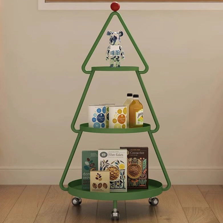 Christmas Tree Iron 3-Tier Side Table