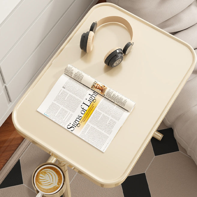 Nordic Rotatable Cup Holder Carbon Steel 1-Tier End Table
