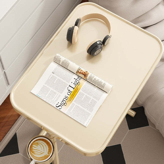 Nordic Rotatable Cup Holder Carbon Steel 1-Tier End Table