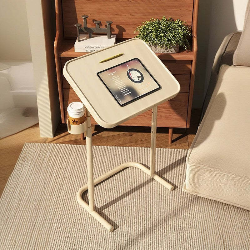 Nordic Rotatable Cup Holder Carbon Steel 1-Tier End Table