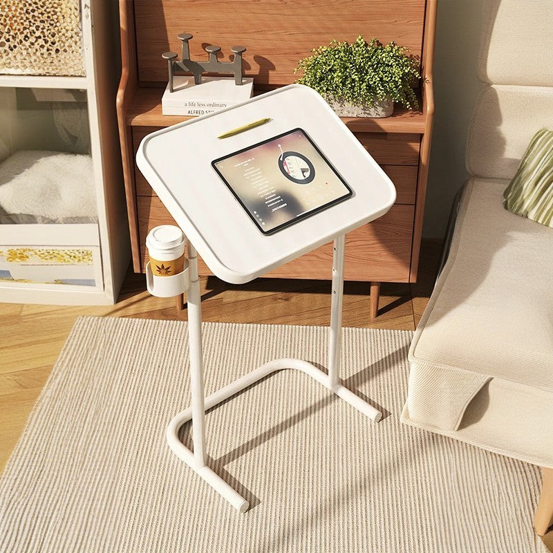 Nordic Rotatable Cup Holder Carbon Steel 1-Tier End Table