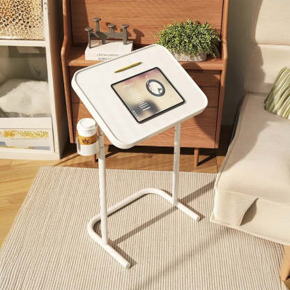 Nordic Rotatable Cup Holder Carbon Steel 1-Tier End Table
