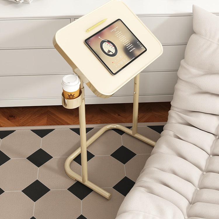 Nordic Rotatable Cup Holder Carbon Steel 1-Tier End Table