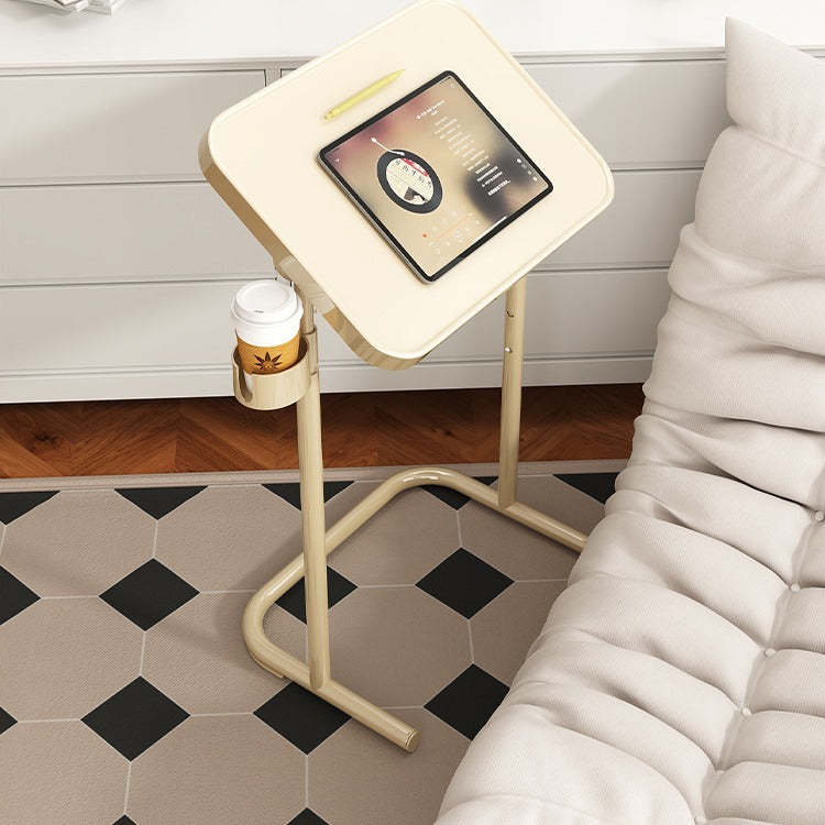 Nordic Rotatable Cup Holder Carbon Steel 1-Tier End Table