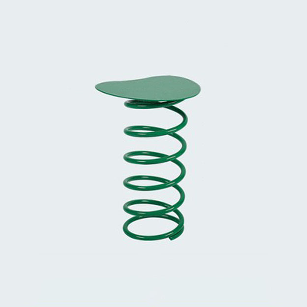 Spring-Shape Iron Side Table 1-Tier