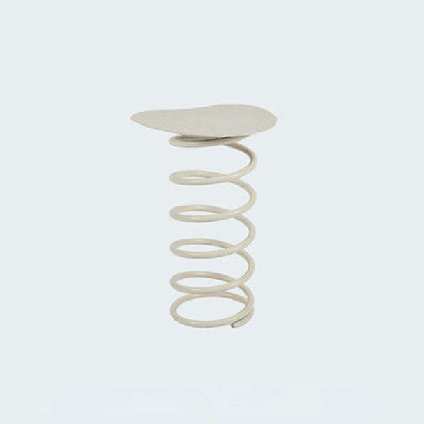 Creative spring-shape 1-tier green end & side tables, Lighom