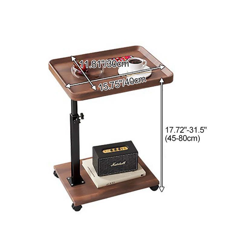 Nordic Adjustable Iron Side Table 2-Tier