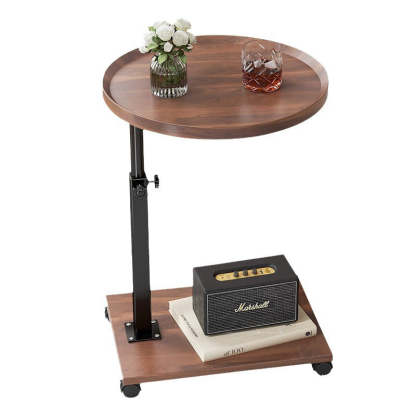 Nordic Adjustable Iron Side Table 2-Tier