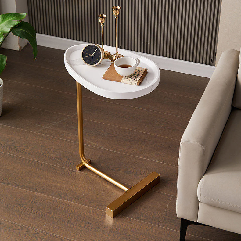 Nordic Water Drop Iron Side Table 1-Tier