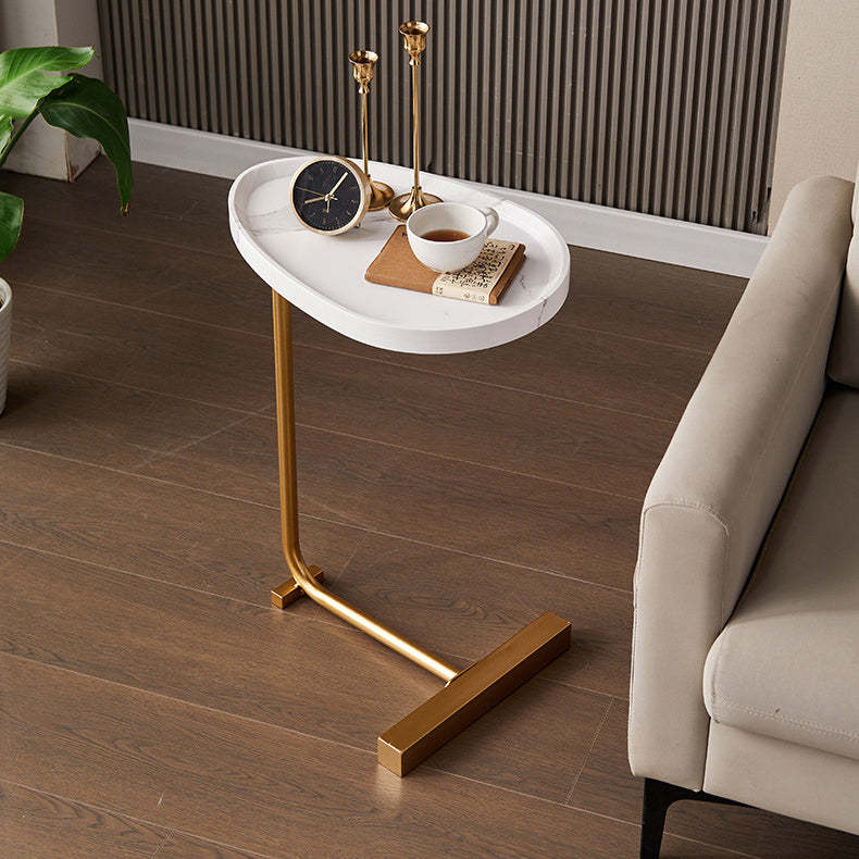 Nordic Water Drop Iron Side Table 1-Tier