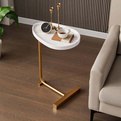 Nordic Water Drop Iron Side Table 1-Tier