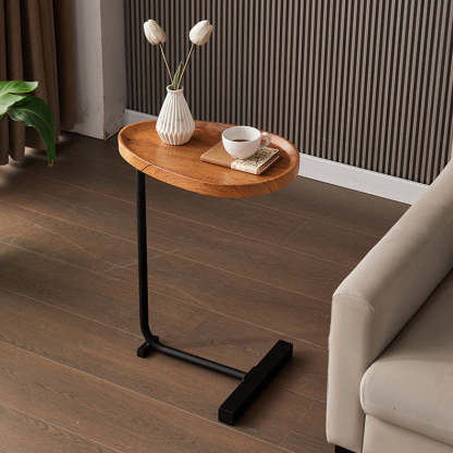Nordic Water Drop Iron Side Table 1-Tier