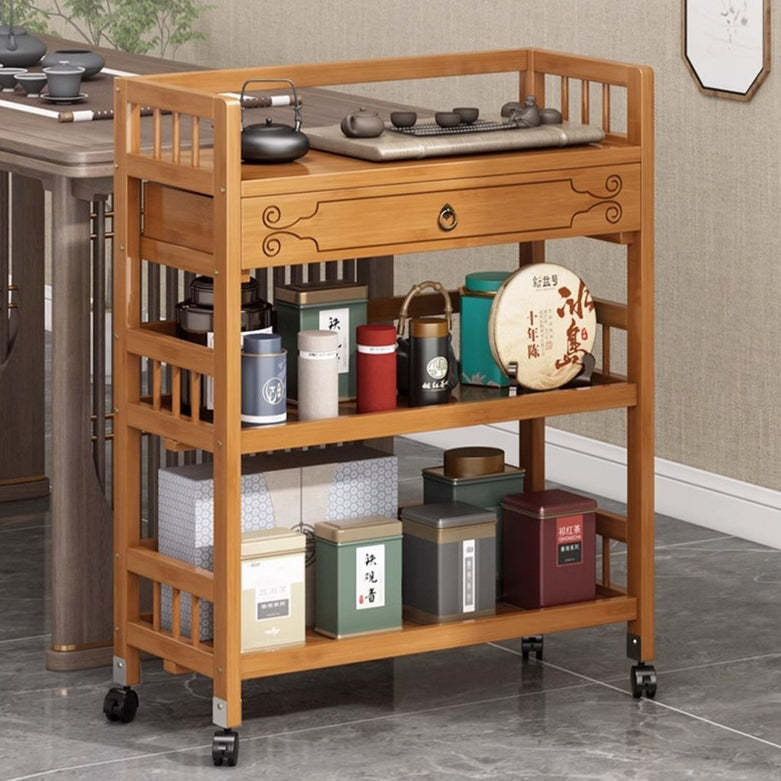 Bamboo Side Table 1-Drawer