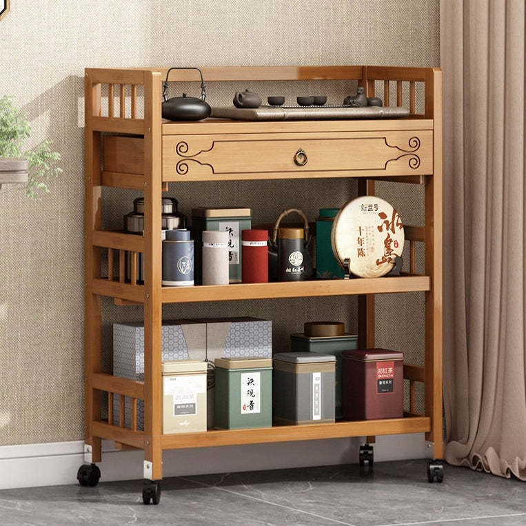 Bamboo Side Table 1-Drawer