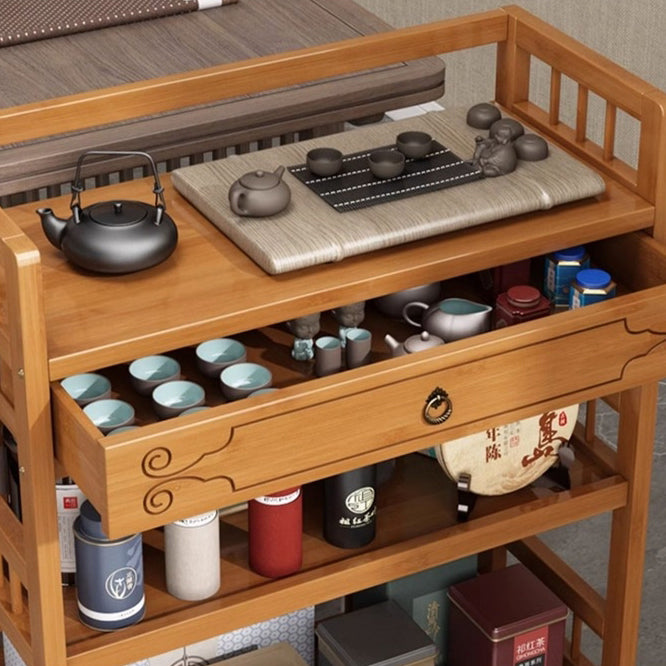 Bamboo Side Table 1-Drawer