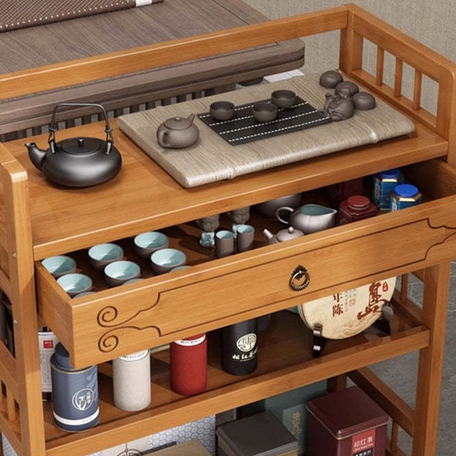 Bamboo Side Table 1-Drawer