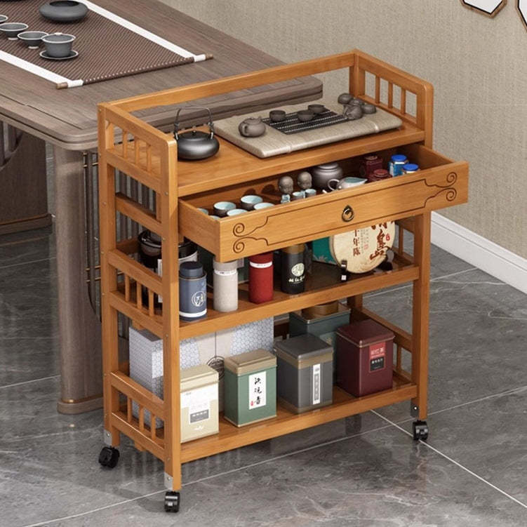 Bamboo Side Table 1-Drawer