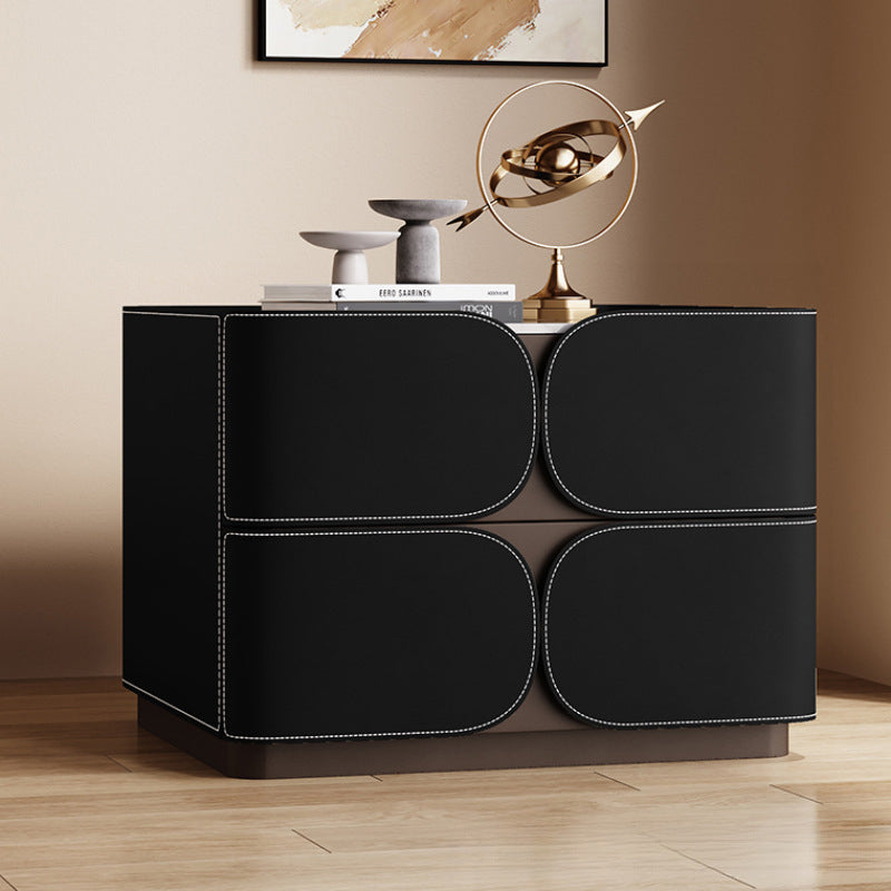 Nordic Rock Board 2-Drawer Nightstand